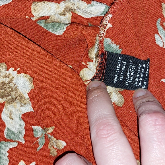 Off Shoulder Top Floral Perch by Blu Pepper Plus 3XL 22/24 - Picture 6 of 6